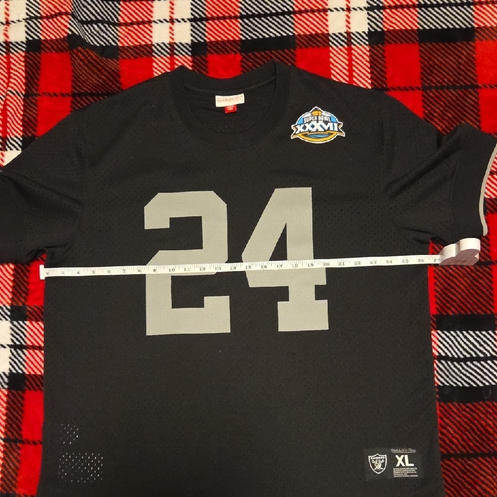 Mitchell & Ness Black Jersey with White Number - Picture 6 of 7